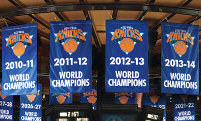 Knicks all time leaders banners