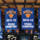 Knicks all time leaders banners